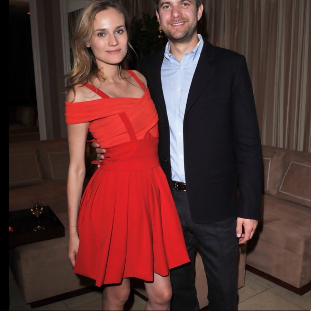 Chic tags attached Diane Kruger Preen Red Dress